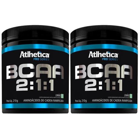 Kit 2 Bcaa Em Pó 2:1:1 (210g) Atlhetica 420g Postagem 24 Hrs Menor preço em Kit 2 Bcaa Em Pó 2:1:1 (210g) Atlhetica 420g Postagem 24 Hrs
