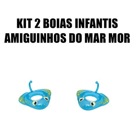 Kit 2 Bóia Infantil Praia Piscina Animais do Mar - Mor Menor preço em Kit 2 Bóia Infantil Praia Piscina Animais do Mar - Mor