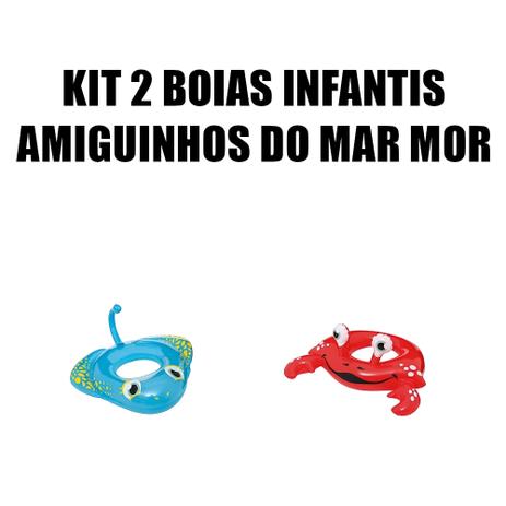 Kit 2 Bóia Infantil Praia Piscina Bichinhos Do Mar - Mor Menor preço em Kit 2 Bóia Infantil Praia Piscina Bichinhos Do Mar - Mor