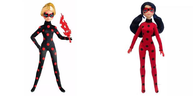 Kit 2 Bonecas Ladybug e Antibug 26 cm - Sunny Menor preço em Kit 2 Bonecas Ladybug e Antibug 26 cm - Sunny