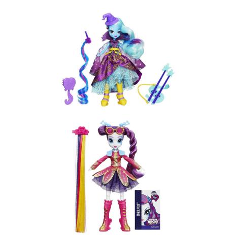 Kit 2 Bonecas My Little Pony Equestria Trixie e Rarity - Hasbro é boa?