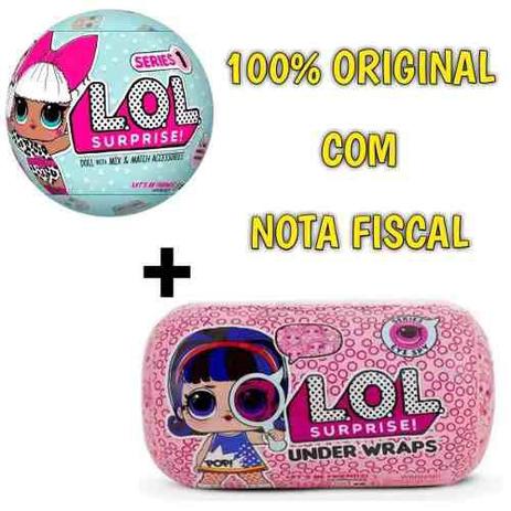 Kit 2 Bonecas Surpresa Lol - 1 Under Wraps + 1 Lol Serie 1 - Candide Menor preço em Kit 2 Bonecas Surpresa Lol - 1 Under Wraps + 1 Lol Serie 1 - Candide