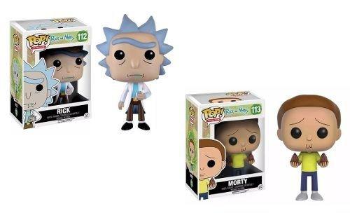 Kit 2 Bonecos Funko Pop - Rick E Morty Menor preço em Kit 2 Bonecos Funko Pop - Rick E Morty