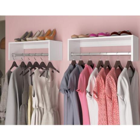 Kit 2 Cabideiros Closet Nicho Porta Roupas - Girus é boa?