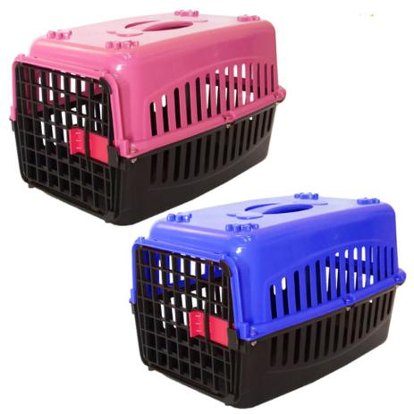 Kit 2 Caixas De Transporte Alça Porta Gatos Coelhos N2 - Rb Menor preço em Kit 2 Caixas De Transporte Alça Porta Gatos Coelhos N2 - Rb