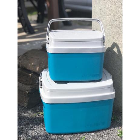 Kit 2 Caixas Térmicas Cerveja Comida 12 e 5 litros - Azul - Soprano Menor preço em Kit 2 Caixas Térmicas Cerveja Comida 12 e 5 litros - Azul - Soprano
