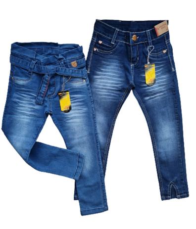 Calças Infantil De Algodão – Tam 2 A 6 Anos – Kit 5 Peças – – Facily