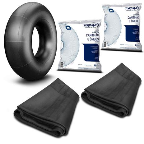 Kit 2 Câmaras De Ar Aro 22 Pneu 11.00R22 TC 131 Tortuga para Ônibus e Caminhão Menor preço em Kit 2 Câmaras De Ar Aro 22 Pneu 11.00R22 TC 131 Tortuga para Ônibus e Caminhão