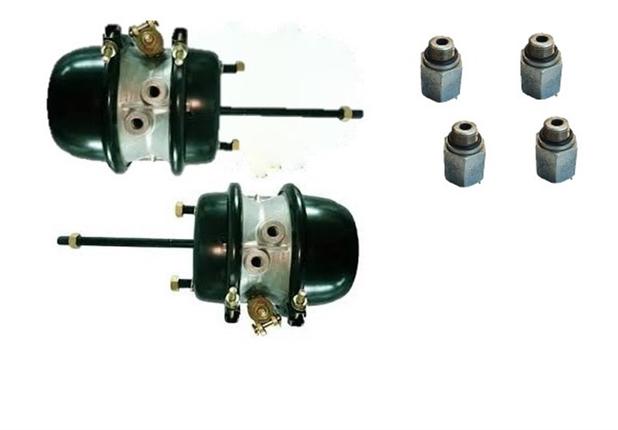 Menor preço em Kit 2 Camaras de Freio - Cuica - 30x30 + 4 Adaptadores 16x22 - Engatcar