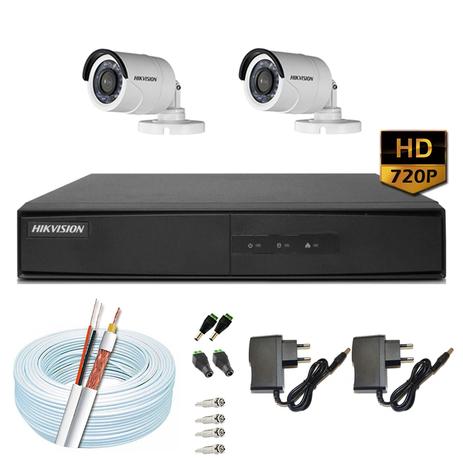 Kit 2 Câmeras Hd 1mp Hikvision Ds-2ce16c0t Dvr 4 Canais S/hd é boa?