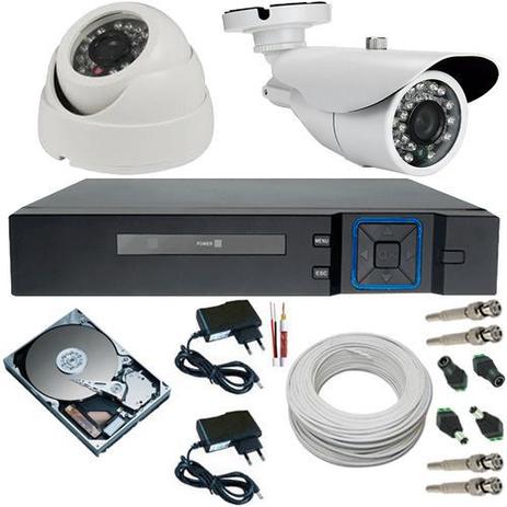 Kit 2 Câmeras Infravermelho AHD 720p Alta Resolução DVR Stand Alone Multi HD 4 Canais - Acesso Nuvem - Power Menor preço em Kit 2 Câmeras Infravermelho AHD 720p Alta Resolução DVR Stand Alone Multi HD 4 Canais - Acesso Nuvem - Power