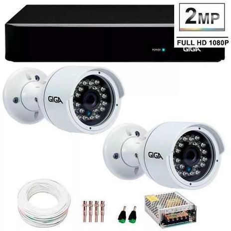 Kit 2 Câmeras Seg Infravermelho Gs0029 Dvr Giga 4 Canais Menor preço em Kit 2 Câmeras Seg Infravermelho Gs0029 Dvr Giga 4 Canais