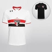 Kit 2 Camisas Goleiro Preta+ São Paulo Under Armour 2016 Menor preço em Kit 2 Camisas Goleiro Preta+ São Paulo Under Armour 2016
