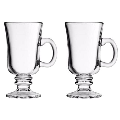 Kit 2 Canecas de Vidro Café Cappuccino Royal 230ml Menor preço em Kit 2 Canecas de Vidro Café Cappuccino Royal 230ml