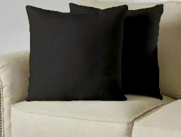 Kit 2 Capas Almofadas Preto 40x40 - Confecções elba é ruim? Kit 2 Capas Almofadas Preto 40x40 - Confecções elba é boa?