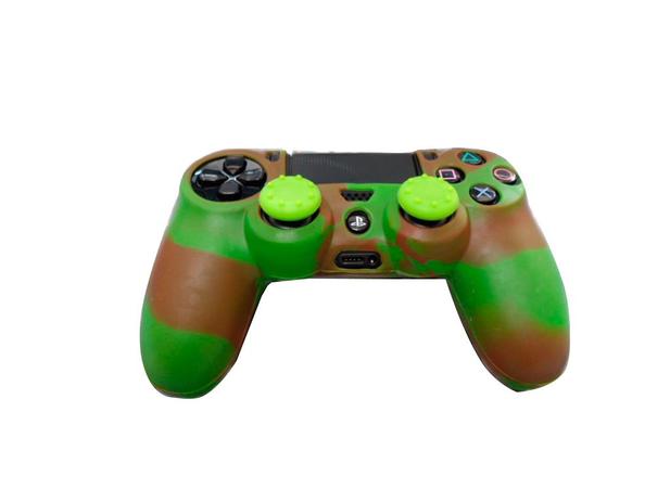 kit 2 Capas e grips Pra Controle Dual shock Ps4 camuflada militar Menor preço em kit 2 Capas e grips Pra Controle Dual shock Ps4 camuflada militar