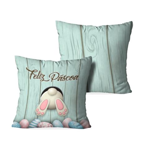 Kit 2 Capas para Almofadas Páscoa Coelhinho Fanny - Love decor Menor preço em Kit 2 Capas para Almofadas Páscoa Coelhinho Fanny - Love decor