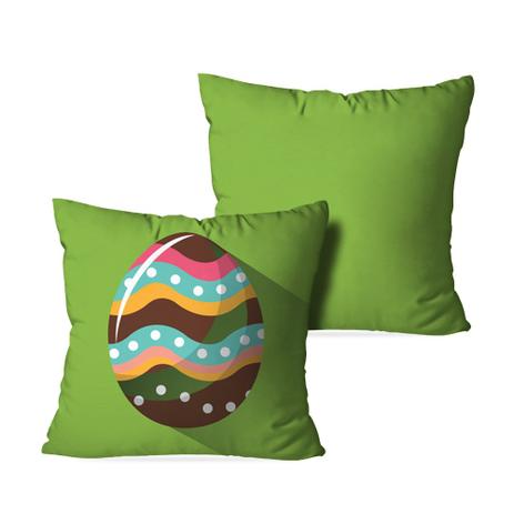 Kit 2 Capas para Almofadas Páscoa Ovo Colorido - Love decor é boa?