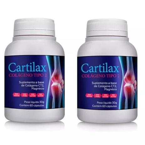 Kit 2 Cartilax UC2 - Colágeno Tipo 2 Original 120 Cápsulas - Clube saúde Menor preço em Kit 2 Cartilax UC2 - Colágeno Tipo 2 Original 120 Cápsulas - Clube saúde