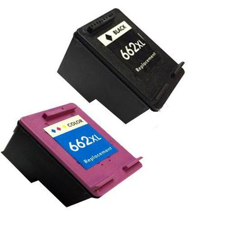 Kit 2 Cartuchos HP Compativel 662XL Preto e Colorido 3516 2515 2516 3515 1516 2546 2646 3546 4646 - Novasupri Menor preço em Kit 2 Cartuchos HP Compativel 662XL Preto e Colorido 3516 2515 2516 3515 1516 2546 2646 3546 4646 - Novasupri