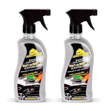 Kit 2 Cera Liquida Colorida Express Prata 500ml Autoshine Menor preço em Kit 2 Cera Liquida Colorida Express Prata 500ml Autoshine
