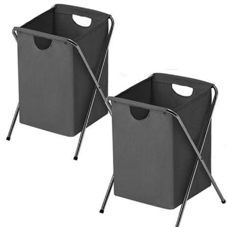 Kit 2 Cesto Organizador Dobrável para Roupas Médio Sacola 57 Litros TNT Removível Passerini - Mm passerini ltda Menor preço em Kit 2 Cesto Organizador Dobrável para Roupas Médio Sacola 57 Litros TNT Removível Passerini - Mm passerini ltda