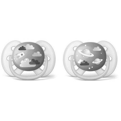 Kit 2 Chupetas Philips Avent Ultra Soft Azul 6-18m Scf222/22 Menor preço em Kit 2 Chupetas Philips Avent Ultra Soft Azul 6-18m Scf222/22