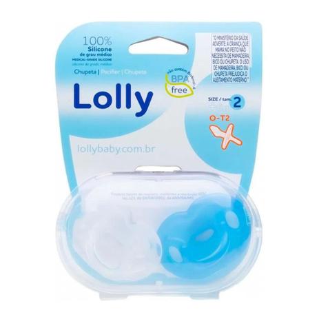 kit 2 Chupetas Silicone 0-6M Tam 1 Lolly 6014-02-M Menor preço em kit 2 Chupetas Silicone 0-6M Tam 1 Lolly 6014-02-M