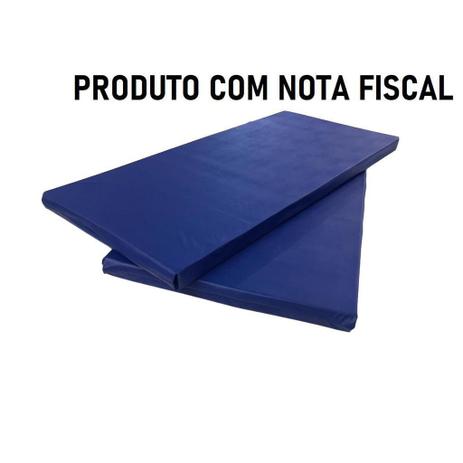 Kit 2 Colchonetes de Academia 90 x 40 x 3 em Espuma D14 - Tecido Impermeável - PORTAL COLCHÕES LTDA Menor preço em Kit 2 Colchonetes de Academia 90 x 40 x 3 em Espuma D14 - Tecido Impermeável - PORTAL COLCHÕES LTDA