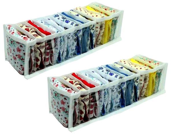 Kit 2 colmeia organizador de gaveta calcinha meia cueca com 11 nichos - branco - Vb Home Menor preço em Kit 2 colmeia organizador de gaveta calcinha meia cueca com 11 nichos - branco - Vb Home