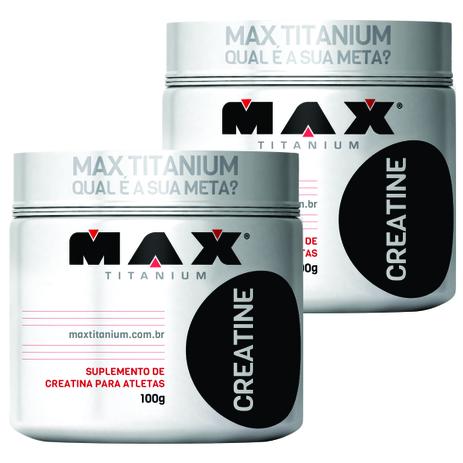 KIT 2 CREATINA 100g - MAX TITANIUM - Aminoácido - Massa Muscular Menor preço em KIT 2 CREATINA 100g - MAX TITANIUM - Aminoácido - Massa Muscular