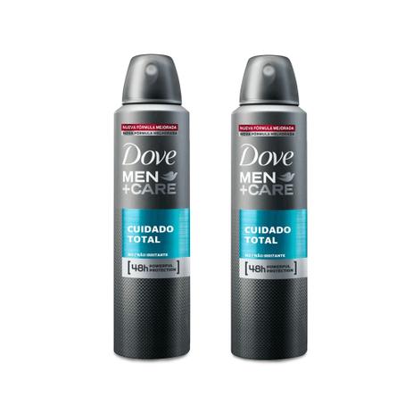 Kit 2 Desodorantes Aerossol Antitranspirante Dove Men Cuidado Total 150ml - 50 OFF 2UN Menor preço em Kit 2 Desodorantes Aerossol Antitranspirante Dove Men Cuidado Total 150ml - 50 OFF 2UN
