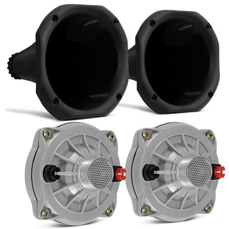 Kit 2 Drivers JBL D250X 200W RMS + 2 Cornetas Curtas - Prime Menor preço em Kit 2 Drivers JBL D250X 200W RMS + 2 Cornetas Curtas - Prime