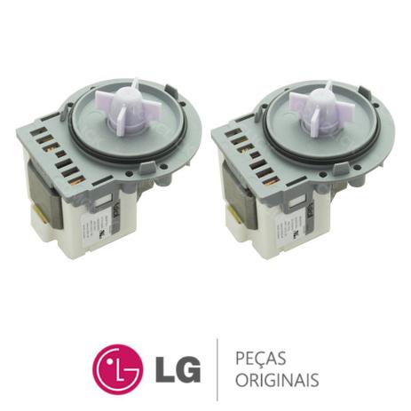 KIT 2 Eletrobombas / Bombas de Drenagem 110V M120-2 EAU61383503 Lava e Seca WD856, WD8854 - Lg Menor preço em KIT 2 Eletrobombas / Bombas de Drenagem 110V M120-2 EAU61383503 Lava e Seca WD856, WD8854 - Lg