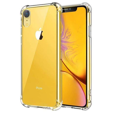 Capa Bumper transparente Preta para iPhone XR
