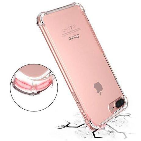 Kit 2 em 1 Capa Anti Shock Transparente + Película Protetora de Vidro Iphone 7 Plus/ 8 Plus - Pixprime Menor preço em Kit 2 em 1 Capa Anti Shock Transparente + Película Protetora de Vidro Iphone 7 Plus/ 8 Plus - Pixprime