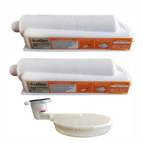 Kit 2 Filtro Refi Latina P355 3 Estagios + Kit Boia Original Menor preço em Kit 2 Filtro Refi Latina P355 3 Estagios + Kit Boia Original