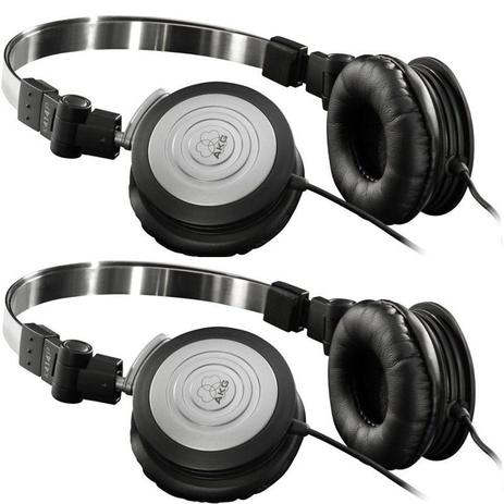 Kit 2 Fones de Ouvido Profissional AKG K414 P Mini Headphone Dobrável Para  Retorno de Palco P2 K414P - Headphone com Fio - Magazine Luiza