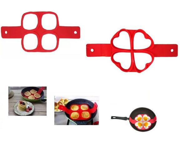 Kit 2 formas de silicone 4 cavidades para panquecas omeletes ovos fritos - Top rio Menor preço em Kit 2 formas de silicone 4 cavidades para panquecas omeletes ovos fritos - Top rio
