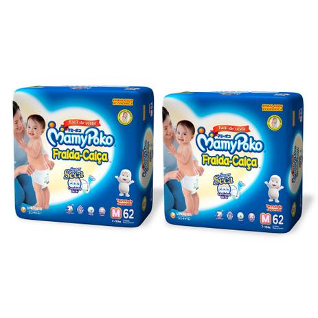 kit 2 FRALDAs CALÇA   Mamypoko M - HIPER 124 Unidades - Tecnologia Japonesa é boa?
