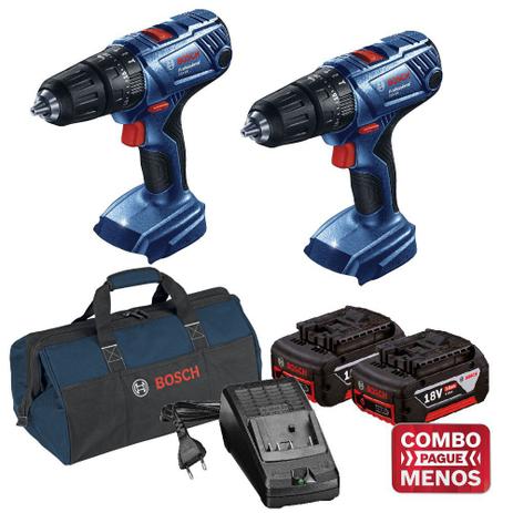 Kit 2 Furadeiras a bateria 18V GSB 180-LI BOSCH + Bolsa é ruim? Kit 2 Furadeiras a bateria 18V GSB 180-LI BOSCH + Bolsa é boa?