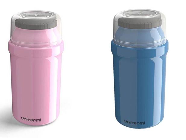Kit 2 Garrafas Infantil Termica 300ML Rosa Azul Lancheira - Unitermi Menor preço em Kit 2 Garrafas Infantil Termica 300ML Rosa Azul Lancheira - Unitermi