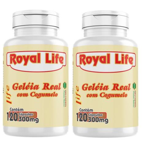 Kit 2 Geleia Real com Cogumelo 240 Cápsulas Melcoprol Menor preço em Kit 2 Geleia Real com Cogumelo 240 Cápsulas Melcoprol