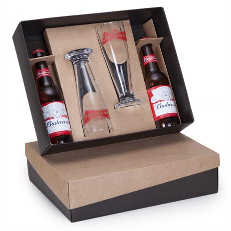Kit 2 Gfas de cerveja Budweiser 343ml + 2 Tulipas de vidro 300ml - Shop quality Menor preço em Kit 2 Gfas de cerveja Budweiser 343ml + 2 Tulipas de vidro 300ml - Shop quality