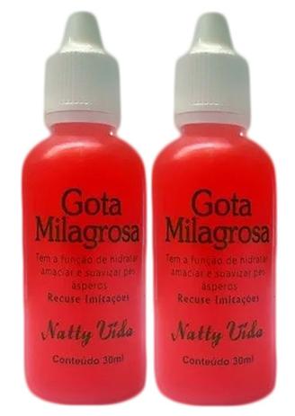 Kit 2 Gota Milagrosa - 30 Ml - Natty vida Menor preço em Kit 2 Gota Milagrosa - 30 Ml - Natty vida