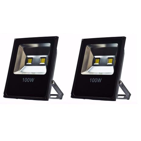 Kit 2 Holofote Refletor De Led 100w Luz Branco Frio Prova Dagua Bivolt - Lcg eletro Menor preço em Kit 2 Holofote Refletor De Led 100w Luz Branco Frio Prova Dagua Bivolt - Lcg eletro