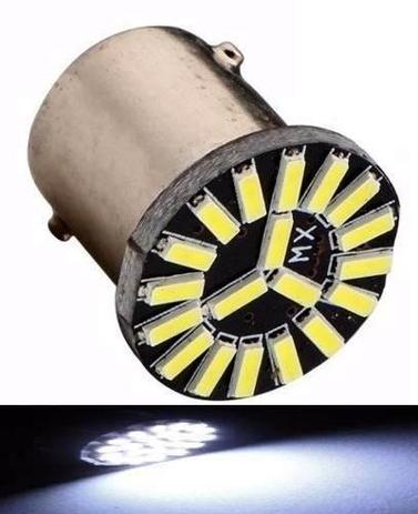 Kit 2 Lampada 19 Led Cambus Bay15d 2P P21 1157 Branca 12v - Mfl Menor preço em Kit 2 Lampada 19 Led Cambus Bay15d 2P P21 1157 Branca 12v - Mfl