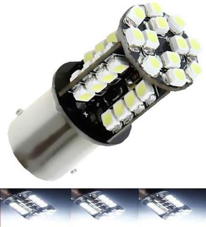 Kit 2 Lampada 44 Led Cambus Bay15d 2P P21 1157 Branca 12v - Mfl Menor preço em Kit 2 Lampada 44 Led Cambus Bay15d 2P P21 1157 Branca 12v - Mfl