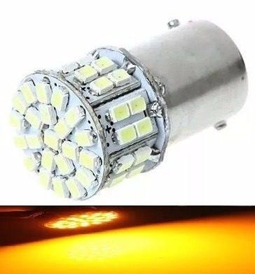 Kit 2 Lampada 50 Led Ba15s 1P P21 1156 Laranja 12v - Mfl é boa?
