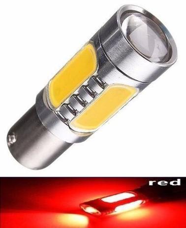 Kit 2 Lampada Cob Cree Led Bay15d 2P P21 1157 Vermelha 12v - Mfl Menor preço em Kit 2 Lampada Cob Cree Led Bay15d 2P P21 1157 Vermelha 12v - Mfl
